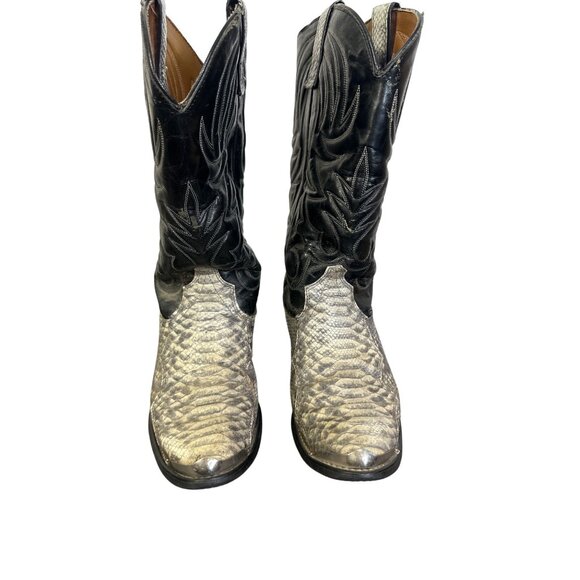 Westex Mens 9D Snake Leather Cowboy Boots - Picture 2 of 16